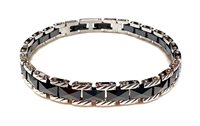 Armband Zancan Herr Hi Teck in Stahl Ceramica EHB351